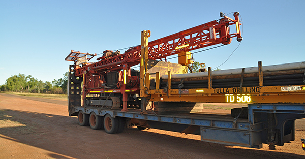 Laramide Resources, Inc. Mining Truck in Australia.