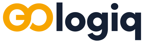 Graphic representation of GoLogiq logo.
