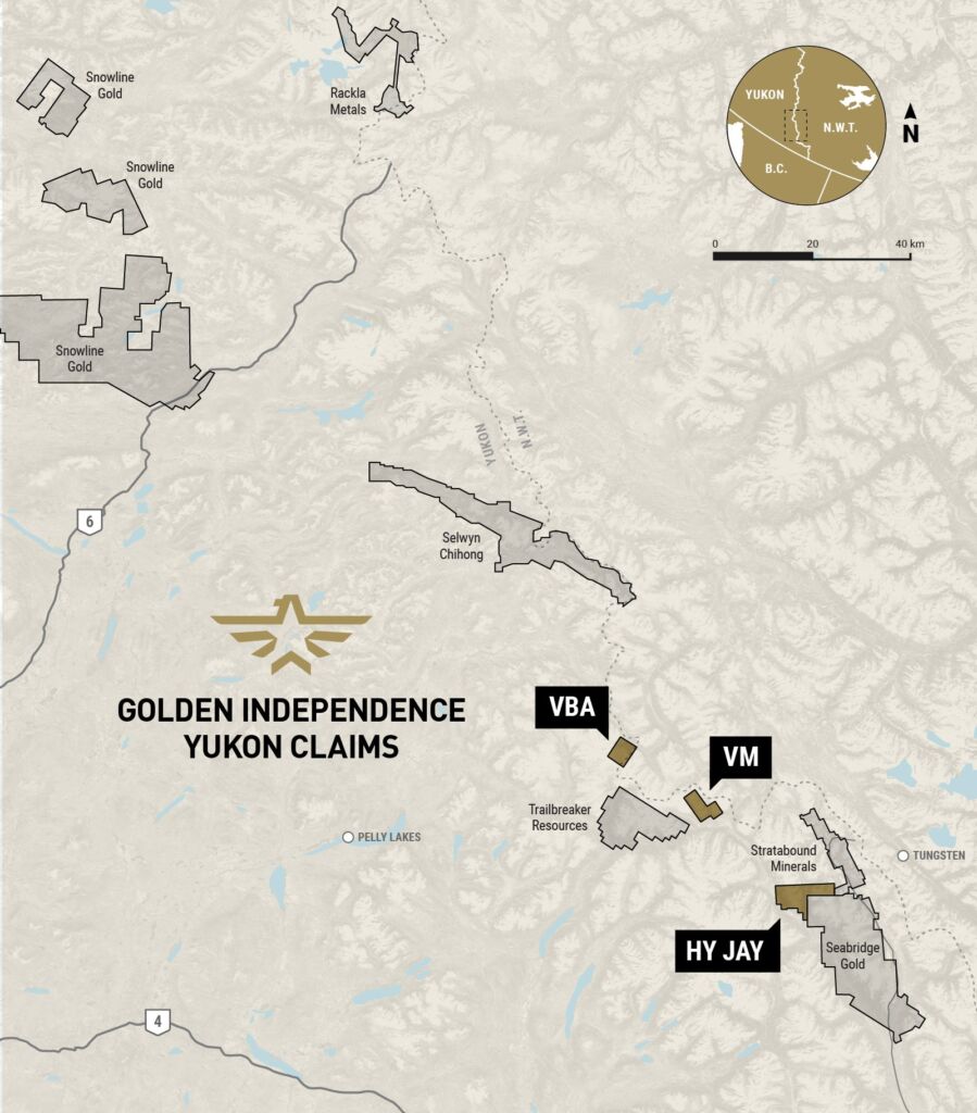 Map of Golden Independence projects.