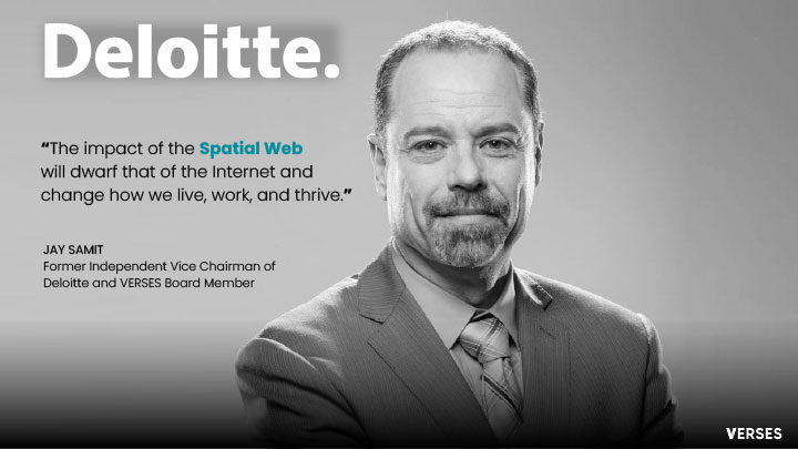 Deloitte quote on Spacial web.