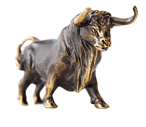 Image of stock market bull.