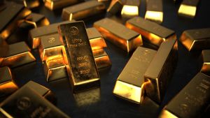 Image of gold bricks.