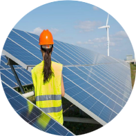 female-solar-worker | Emerging Markets Consulting, LLC